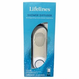 LIFELINES Shower Aroma Diffuser with ClickWick Essential Oil Blend NEW In BOX